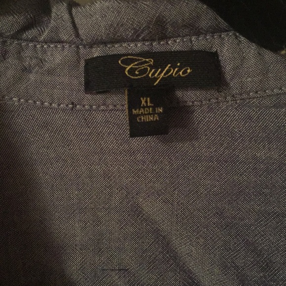 Cupio XL chambray t shirt dress - Picture 3 of 4